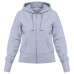 Толстовка женская Hooded Full Zip серый меланж