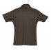 Рубашка поло «Кофеман», шоколадно-коричневая