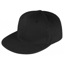 Бейсболка Unit Snapback с прямым козырьком, черная